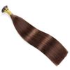 ALISY Human Hair I TIP Tip Extensions, Remy Extensions, Color Wig, 50 Pieces, 4#