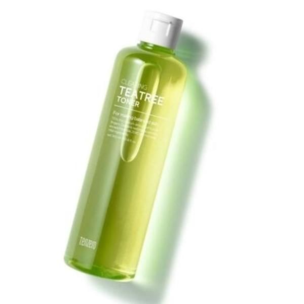 Intershop Large Capacity Tea Tree Extract Skin Toner Skin Moisturizing Calming Wrinkle Improvement Care 300ML