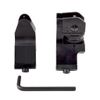 Sniper MAFRS01 Front & Rear 45 Degree Offset A1 A2 Iron Sights, Black
