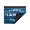 Custom Text Welcome Bar Runner Personalized Bar Service Mat 18"x14"