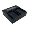 Dual LCD Camera Battery Quick Charger for LP-E19 LP-E4N LP-E4