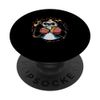 Funny Panda Boxer | Boxhandschuhe | Kampfsportkämpfer PopSockets mit austauschbarem PopGrip