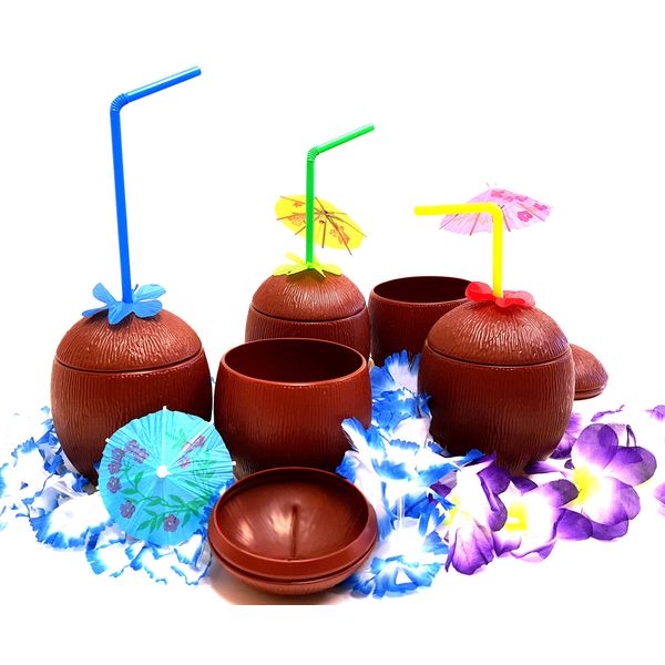 Dondor Coconut Cups, Tiki Bar Coconut Cups (4)