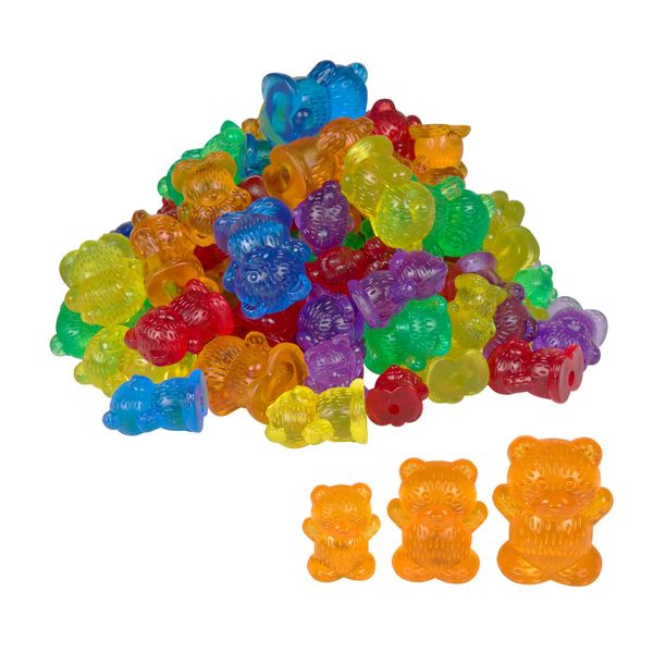 Excellerations Translucent Counting Bears - 90 Pieces