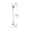GROHE 28364000 | Silver Flex Hose | 1500mm