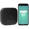 VisorTech Set of 3 Compact WLAN Design Smoke Detectors with Worldwide App, Black