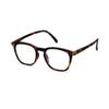 Ijipiji #E TORTOISE Screen Reading Glasses, PC Glasses, Square (+0.0)