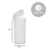 Van Cave 50 Piece Pack of Philips Rx Clear 13 Dram. Premium Pop Top Medical Grade Vial Containers