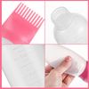 2 Pack Root Comb Applicator Bottle, 6 Ounce Oil Applicator for Hair Dye