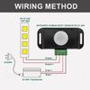 SIGANDG Body Infrared Light Switch,12V-24V PIR Sensor LED Motion Sensor Switch Motion Timer Function Sign Control PIR Controller,ForLED Strips Lighting (2 Pcs-Black)