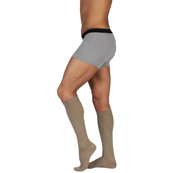 Juzo Dynamic Cotton Menâ€™s Closed Toe 15-20mmhg Compression Sock