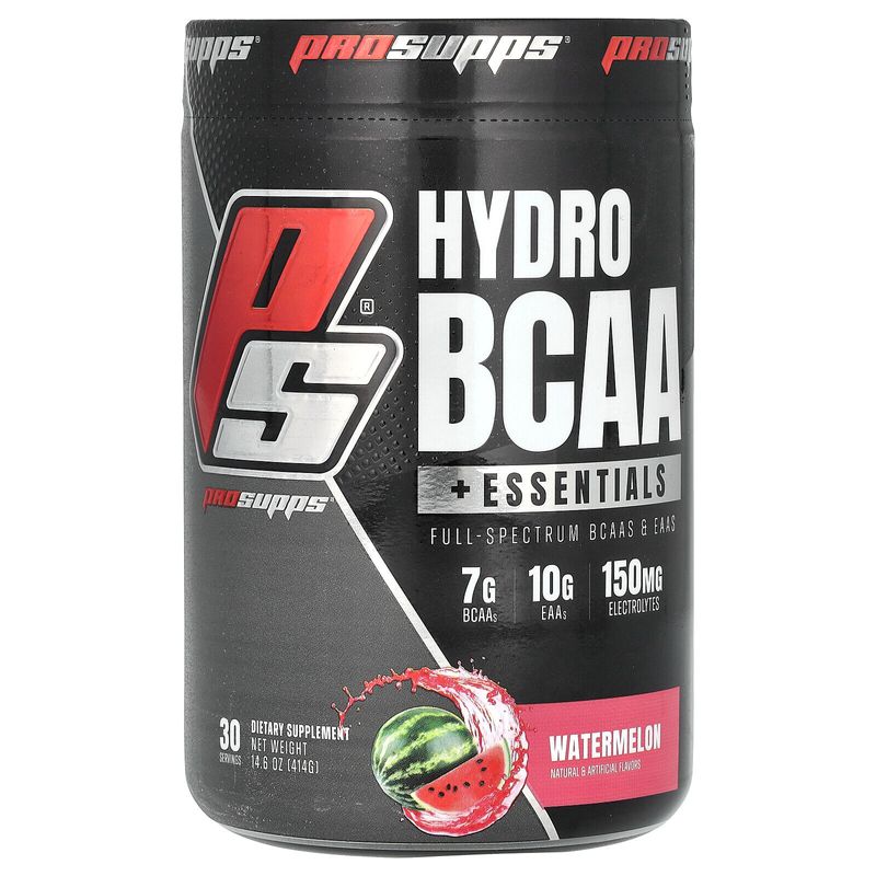 Hydro BCAA +Essentials, Watermelon, 14.6 oz (414 g) - Online ...