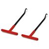Hsthe Sea 2Pcs Motorcycle Exhaust Spring Hooks T Shaped Handle Spring Installed Puller Hooks Trampoline Spring Pull Tool Spring Removal Tool