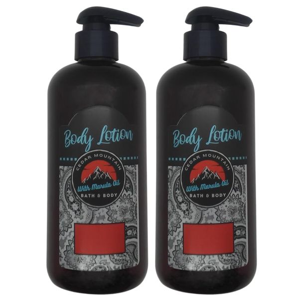 Cedar Mountain Dragon Fruit & Hibiscus Scented Body Lotion with Marula Oil, 8 Oz (2 Pack)