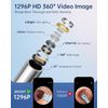Ear Wax Removal Tool Ear Cleaner with HD Camera Ear Scope 6 LED Lights 12 Picks