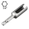 uxcell 10mm Nut Driver, 1/4" Quick-Change Hex Shank Slotted Drill Bit Socket Wrench Tool, 2.5 Inch Length