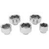 NEW 5PC 3/8" DRIVE OIL FILTER REMOVER SOCKET SET UNIVERSAL WRENCH TOOL KIT US