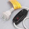 4 Pcs Inline Switch Low Profile Torpedo Switch AC 250V 10A for Bedside Lamp Desk Table Light Electrical Cord (Black)