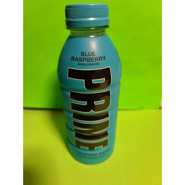 PRIME Hydration Drink BLUE RASPBERRY SINGLE BOTTLE 16.9 oz-  Logan KSI