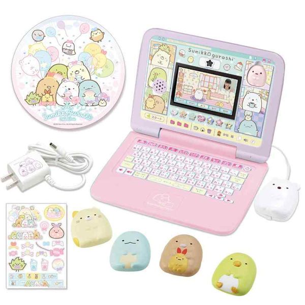 Camera included! Dress up with your mouse! Sumikko Gurashi PC Premium Plus Deco (AC adapter, mouse pad, deco sticker included) Purple x Pink (deco sticker included)