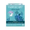Natracare Slim Fitting Ultra Pads with Wings, Long, Made with Certified Organic Cotton, Ecologically Certified Cellulose Pulp and Plant Starch (12 Pack, 120 Pads Total)