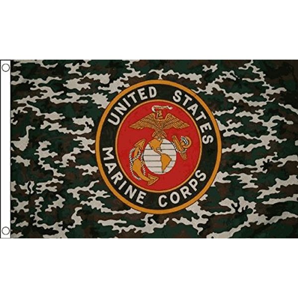 Camo Marine Flag 5ft x 3ft