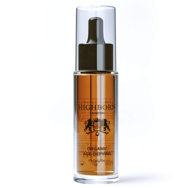 HighBorn London Organic Age-Defying Facial Oil - Anti Aging Facial Oil for Women w/Vitamin E, Vitamin A, Vitamin C & Pomegranate Seed Oil