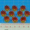 LITKO Blast Markers | Explosion | Damage & Destruction | Area Effect | Strike Effect | Fluorescent Amber (Mini - Tranparent Yellow Base)