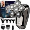 𝐀𝐢𝐝𝐚𝐥𝐥𝐬𝐖𝐞𝐥𝐥𝐮𝐩®Men’s 5-in-1 Electric Head Shaver for Bald Men - Head Shaver for Men - Anti-Pinch - Ergonomic Design - Cordless and Rechargeable