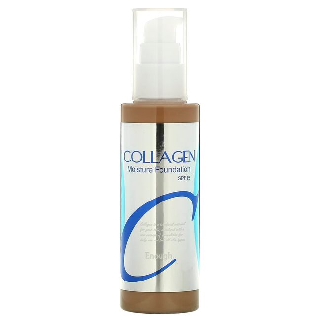 Enough Collagen, Moisture Foundation, SPF 15, 23, 3.38 fl oz (100 ml)