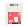 5 Star Clipboard Plastic Durable with Rounded Corners A4 Clear