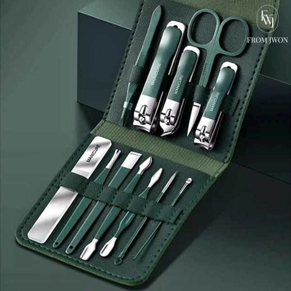 German Premium Nail Clipper Set Nail Care Grooming Cuticle Remover Tool