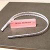 Weddingstar Headband-Single White Satin Wrapped