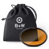 B+W Orangefilter 040 MRC Basic 52mm (16x vergütet, Professional) 1102657 Black