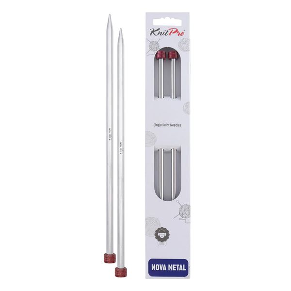 KnitPro Nova Single Pointed Needles 12" (30cm) | 7.00mm