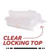 Medegen Sharps Container, Red Base 10.5" X 3.5" X 10.5", Horizontal Entry, Each