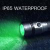 Green Light Flashlight Rechargeable High Power, 300 Yards IP65 Waterproof Torch