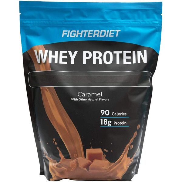 HK Mall Fighterdiet - Whey Protein Caramel 2lb, Basic