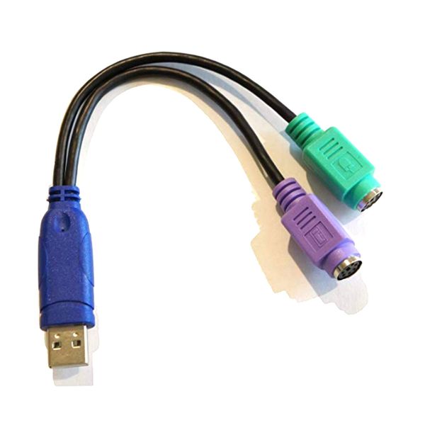 USB to PS/2 Keyboard Mouse (GA4501) Adapter Converter Cable