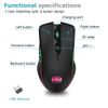 Gaming Mouse 7 Color LED Backlight Wireless USB Rechargeable Optical Mice For PC