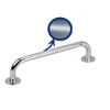 HEALTHLINE Grab Bar, Knurled Chrome Trading (24")
