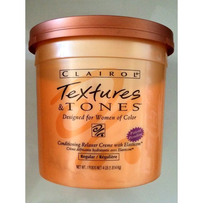 CLAIROL TEXTURE & TONES CONDITIONING CREME RELAXER REG) 4LB