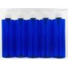Brand New 8 oz. Brilliant Blue PET Bottle with Locking Pump - 5 PACK