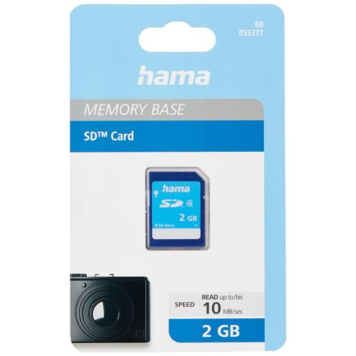 Hama SD Card | 2GB | Class 4 | 10mb/s | With Write Protection