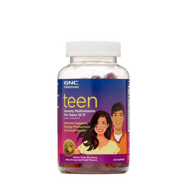 GNC Milestones Teen Gummy Multivitamin for Teens 1217, 120 Gummies