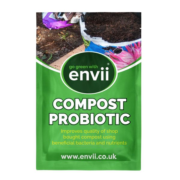 envii Compost Probiotic – Organic Compost Additive & Activator Improves Quality of Compost – 100g