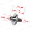XKMT-CHROME CLUTCH CABLE ADJUSTER 10MM Compatible With [B077QF3VGN]