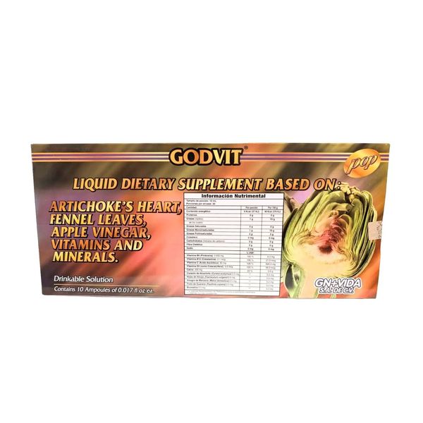 Ampolletas de Alcachofa GN+Vida Artichoke 10 Vials