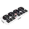 TraderPlus 4PCS Replacement AC Control Dash Button Stickers for SUV Truck
