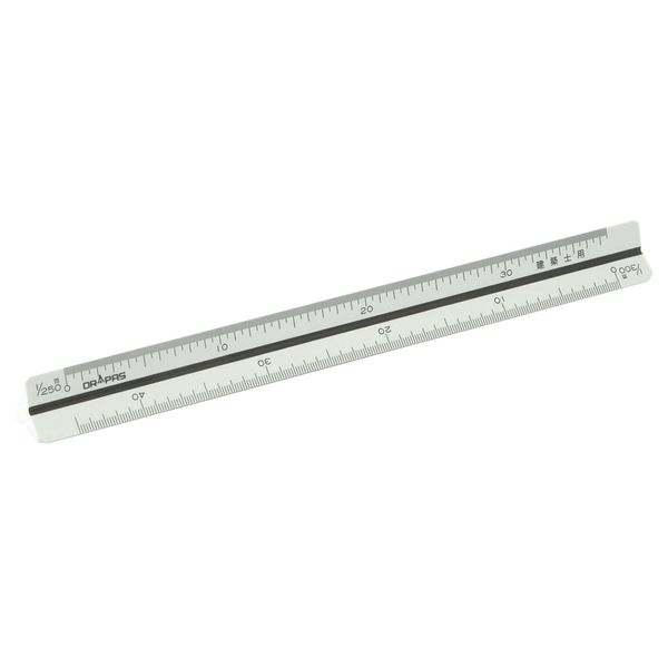 DRAPAS 16153 Drapas Triangular Scale Architect Plastic Pocket Type 5.9 inches (15 cm)